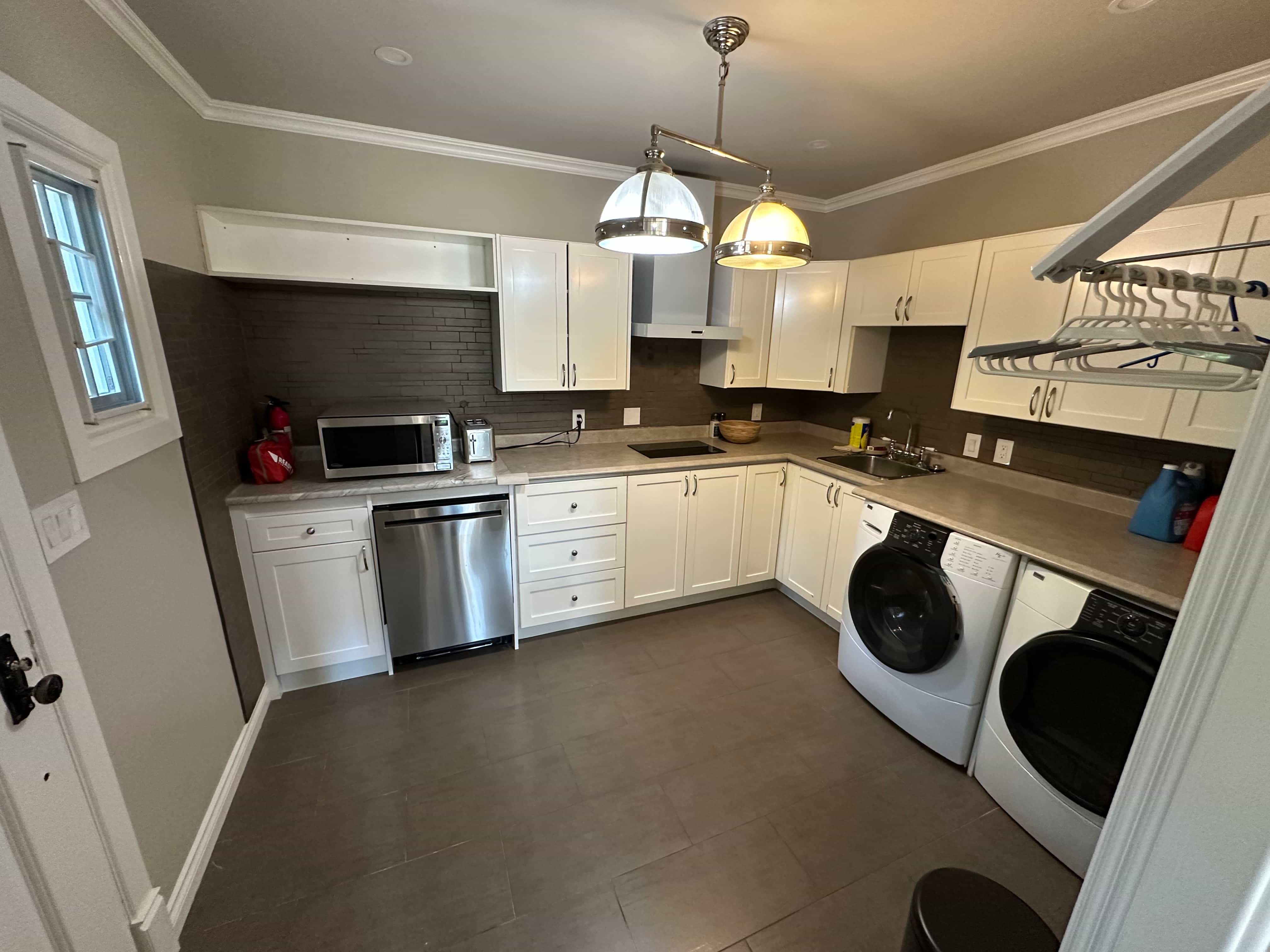 The kitchenette