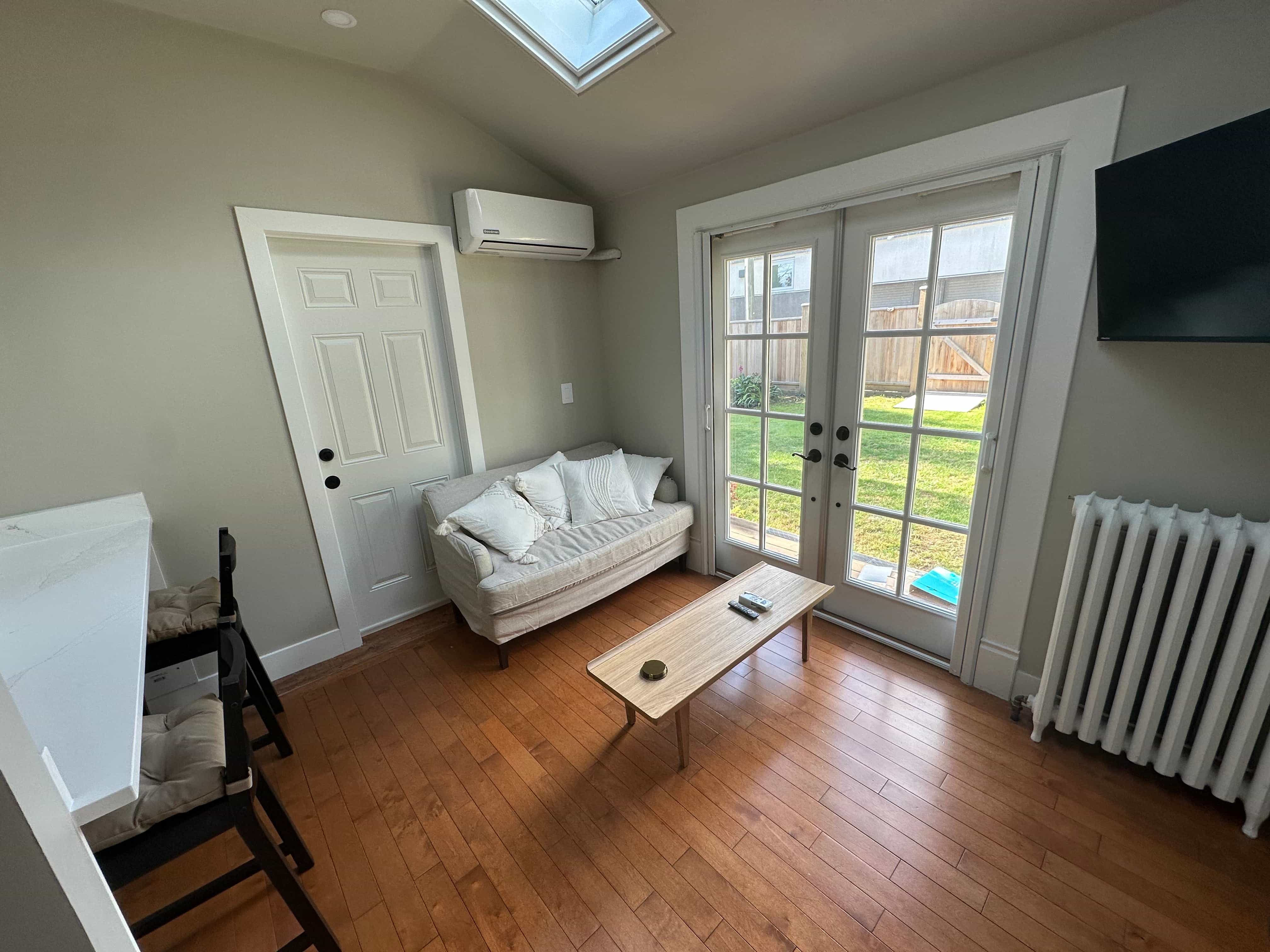 The living room